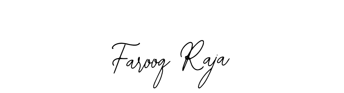 Make a beautiful signature design for name Farooq Raja. With this signature (Bearetta-2O07w) style, you can create a handwritten signature for free. Farooq Raja signature style 12 images and pictures png