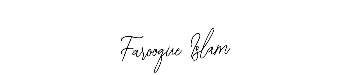 Make a beautiful signature design for name Farooque Islam. Use this online signature maker to create a handwritten signature for free. Farooque Islam signature style 12 images and pictures png