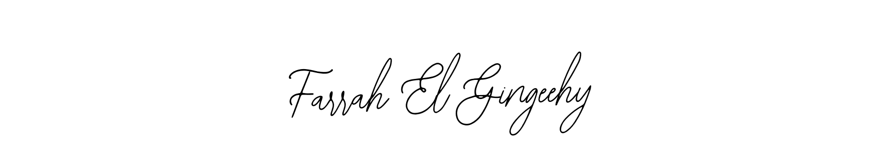 Design your own signature with our free online signature maker. With this signature software, you can create a handwritten (Bearetta-2O07w) signature for name Farrah El Gingeehy. Farrah El Gingeehy signature style 12 images and pictures png