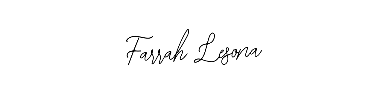 if you are searching for the best signature style for your name Farrah Lesona. so please give up your signature search. here we have designed multiple signature styles  using Bearetta-2O07w. Farrah Lesona signature style 12 images and pictures png