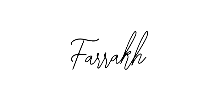 Use a signature maker to create a handwritten signature online. With this signature software, you can design (Bearetta-2O07w) your own signature for name Farrakh. Farrakh signature style 12 images and pictures png