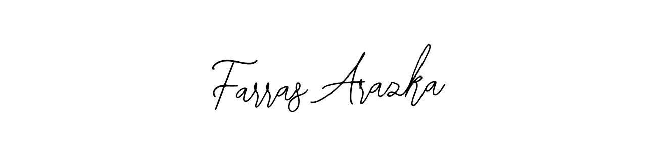 How to make Farras Arazka signature? Bearetta-2O07w is a professional autograph style. Create handwritten signature for Farras Arazka name. Farras Arazka signature style 12 images and pictures png