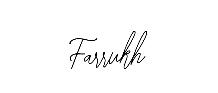 How to make Farrukh signature? Bearetta-2O07w is a professional autograph style. Create handwritten signature for Farrukh name. Farrukh signature style 12 images and pictures png