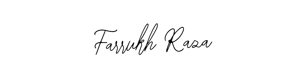 How to make Farrukh Raza name signature. Use Bearetta-2O07w style for creating short signs online. This is the latest handwritten sign. Farrukh Raza signature style 12 images and pictures png