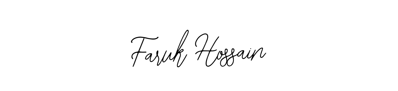 Create a beautiful signature design for name Faruk Hossain. With this signature (Bearetta-2O07w) fonts, you can make a handwritten signature for free. Faruk Hossain signature style 12 images and pictures png