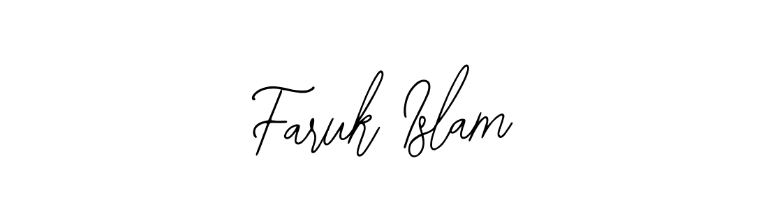 Design your own signature with our free online signature maker. With this signature software, you can create a handwritten (Bearetta-2O07w) signature for name Faruk Islam. Faruk Islam signature style 12 images and pictures png