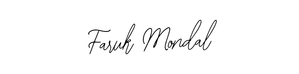 Use a signature maker to create a handwritten signature online. With this signature software, you can design (Bearetta-2O07w) your own signature for name Faruk Mondal. Faruk Mondal signature style 12 images and pictures png