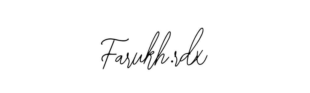 Also we have Farukh.rdx name is the best signature style. Create professional handwritten signature collection using Bearetta-2O07w autograph style. Farukh.rdx signature style 12 images and pictures png