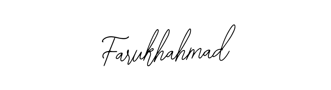 Also we have Farukhahmad name is the best signature style. Create professional handwritten signature collection using Bearetta-2O07w autograph style. Farukhahmad signature style 12 images and pictures png