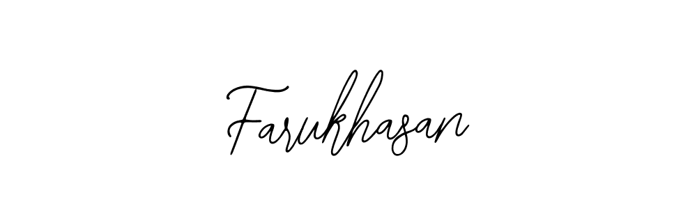 You should practise on your own different ways (Bearetta-2O07w) to write your name (Farukhasan) in signature. don't let someone else do it for you. Farukhasan signature style 12 images and pictures png