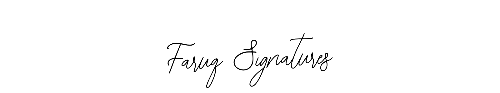 How to Draw Faruq Signatures signature style? Bearetta-2O07w is a latest design signature styles for name Faruq Signatures. Faruq Signatures signature style 12 images and pictures png