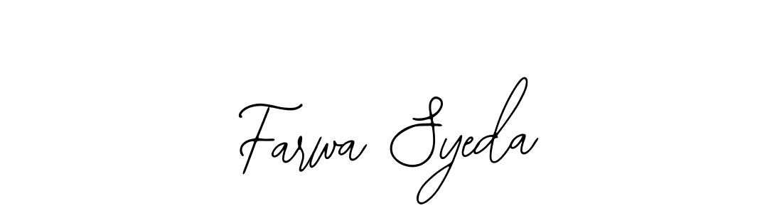 Make a beautiful signature design for name Farwa Syeda. Use this online signature maker to create a handwritten signature for free. Farwa Syeda signature style 12 images and pictures png