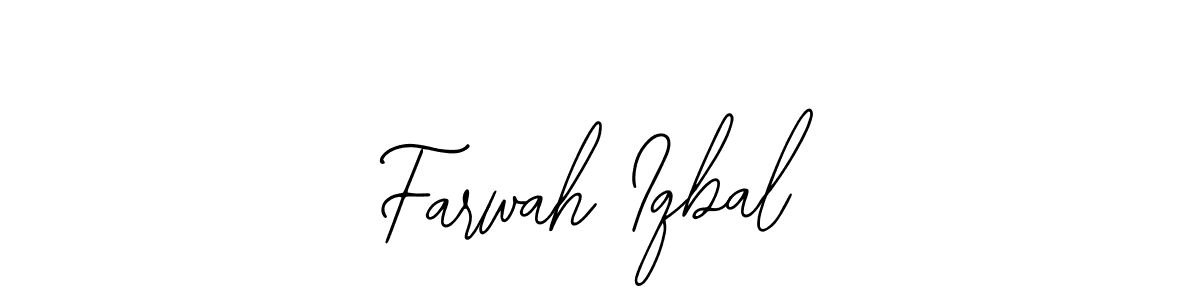 if you are searching for the best signature style for your name Farwah Iqbal. so please give up your signature search. here we have designed multiple signature styles  using Bearetta-2O07w. Farwah Iqbal signature style 12 images and pictures png