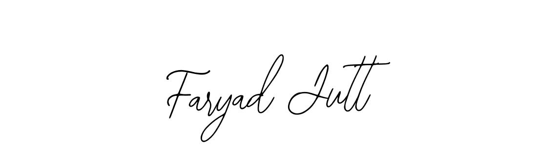 How to make Faryad Jutt name signature. Use Bearetta-2O07w style for creating short signs online. This is the latest handwritten sign. Faryad Jutt signature style 12 images and pictures png