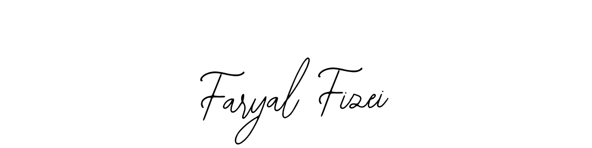 Also You can easily find your signature by using the search form. We will create Faryal Fizei name handwritten signature images for you free of cost using Bearetta-2O07w sign style. Faryal Fizei signature style 12 images and pictures png