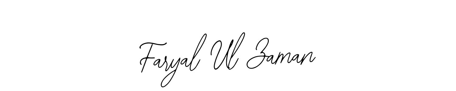 It looks lik you need a new signature style for name Faryal Ul Zaman. Design unique handwritten (Bearetta-2O07w) signature with our free signature maker in just a few clicks. Faryal Ul Zaman signature style 12 images and pictures png