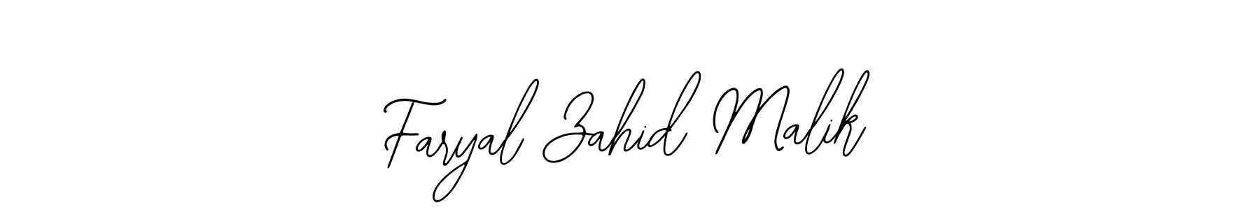 See photos of Faryal Zahid Malik official signature by Spectra . Check more albums & portfolios. Read reviews & check more about Bearetta-2O07w font. Faryal Zahid Malik signature style 12 images and pictures png