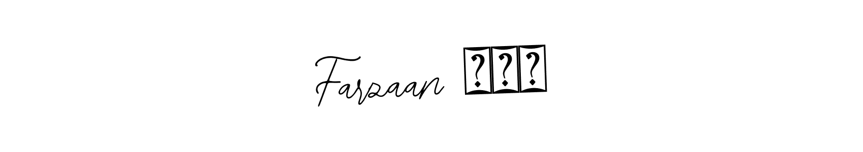 How to make Farzaan वेद signature? Bearetta-2O07w is a professional autograph style. Create handwritten signature for Farzaan वेद name. Farzaan वेद signature style 12 images and pictures png