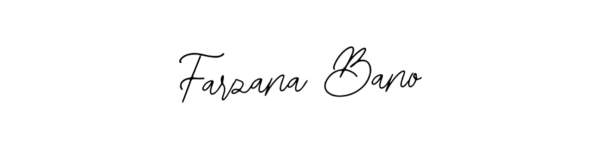 How to make Farzana Bano signature? Bearetta-2O07w is a professional autograph style. Create handwritten signature for Farzana Bano name. Farzana Bano signature style 12 images and pictures png