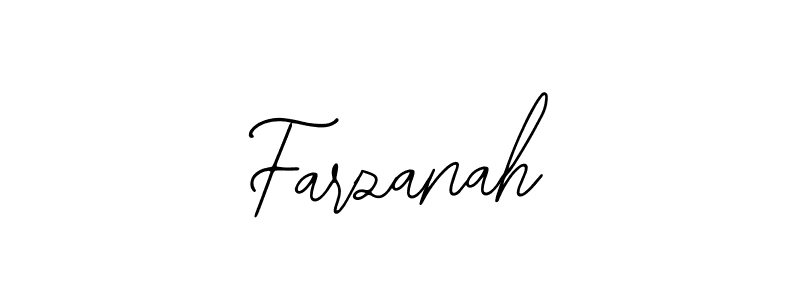 Design your own signature with our free online signature maker. With this signature software, you can create a handwritten (Bearetta-2O07w) signature for name Farzanah. Farzanah signature style 12 images and pictures png