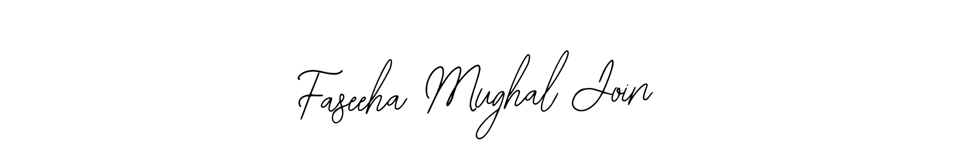 Make a short Faseeha Mughal Join signature style. Manage your documents anywhere anytime using Bearetta-2O07w. Create and add eSignatures, submit forms, share and send files easily. Faseeha Mughal Join signature style 12 images and pictures png