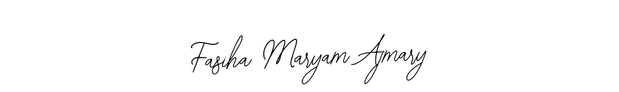 Make a beautiful signature design for name Fasiha Maryam Ajmary. Use this online signature maker to create a handwritten signature for free. Fasiha Maryam Ajmary signature style 12 images and pictures png