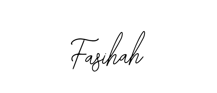 Design your own signature with our free online signature maker. With this signature software, you can create a handwritten (Bearetta-2O07w) signature for name Fasihah. Fasihah signature style 12 images and pictures png