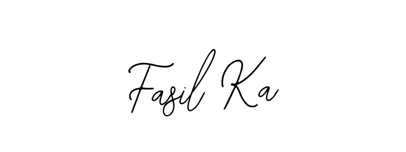 Make a beautiful signature design for name Fasil Ka. With this signature (Bearetta-2O07w) style, you can create a handwritten signature for free. Fasil Ka signature style 12 images and pictures png