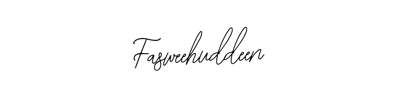 Create a beautiful signature design for name Fasweehuddeen. With this signature (Bearetta-2O07w) fonts, you can make a handwritten signature for free. Fasweehuddeen signature style 12 images and pictures png