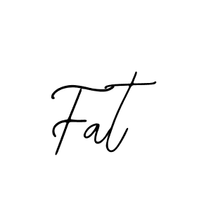 Make a beautiful signature design for name Fat. With this signature (Bearetta-2O07w) style, you can create a handwritten signature for free. Fat signature style 12 images and pictures png