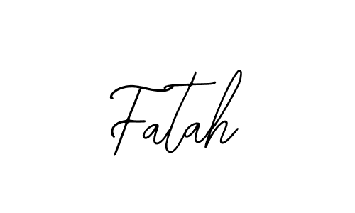 Create a beautiful signature design for name Fatah. With this signature (Bearetta-2O07w) fonts, you can make a handwritten signature for free. Fatah signature style 12 images and pictures png