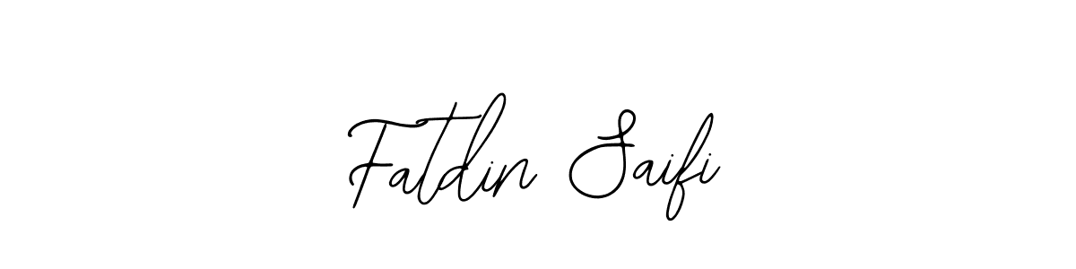 Bearetta-2O07w is a professional signature style that is perfect for those who want to add a touch of class to their signature. It is also a great choice for those who want to make their signature more unique. Get Fatdin Saifi name to fancy signature for free. Fatdin Saifi signature style 12 images and pictures png