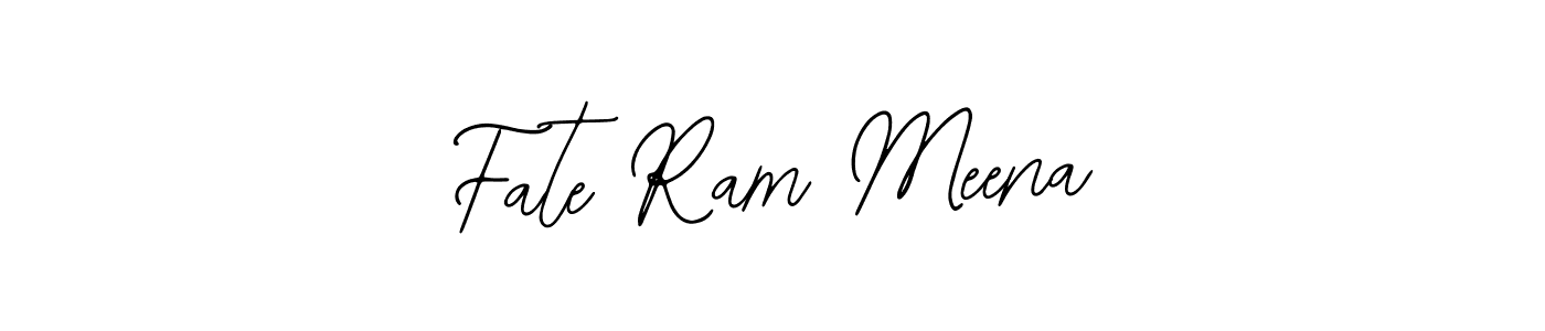 Also You can easily find your signature by using the search form. We will create Fate Ram Meena name handwritten signature images for you free of cost using Bearetta-2O07w sign style. Fate Ram Meena signature style 12 images and pictures png