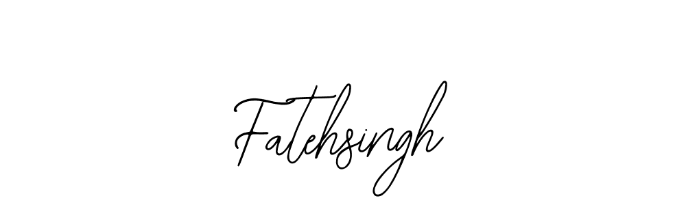 Use a signature maker to create a handwritten signature online. With this signature software, you can design (Bearetta-2O07w) your own signature for name Fatehsingh. Fatehsingh signature style 12 images and pictures png