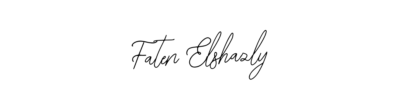 Also we have Faten Elshazly name is the best signature style. Create professional handwritten signature collection using Bearetta-2O07w autograph style. Faten Elshazly signature style 12 images and pictures png