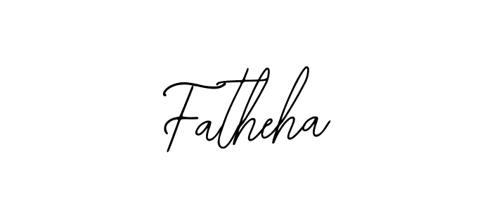Fatheha stylish signature style. Best Handwritten Sign (Bearetta-2O07w) for my name. Handwritten Signature Collection Ideas for my name Fatheha. Fatheha signature style 12 images and pictures png