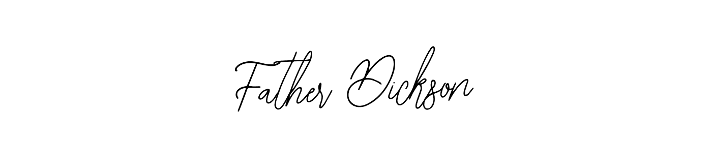 How to make Father Dickson name signature. Use Bearetta-2O07w style for creating short signs online. This is the latest handwritten sign. Father Dickson signature style 12 images and pictures png