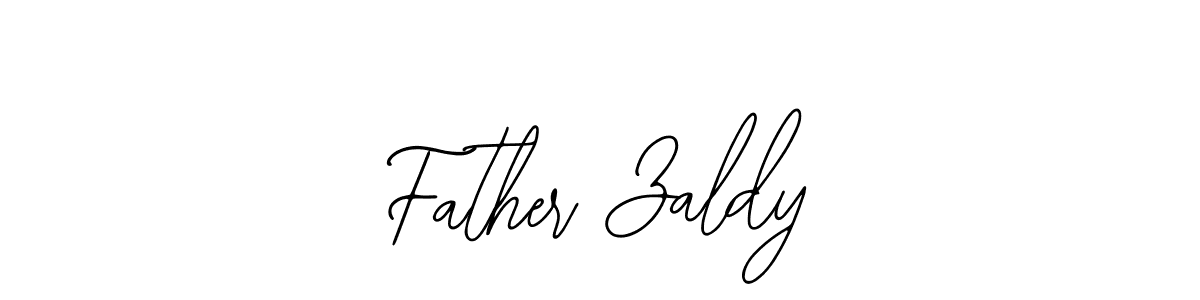 Use a signature maker to create a handwritten signature online. With this signature software, you can design (Bearetta-2O07w) your own signature for name Father Zaldy. Father Zaldy signature style 12 images and pictures png