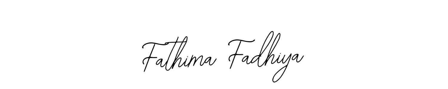 Make a beautiful signature design for name Fathima Fadhiya. With this signature (Bearetta-2O07w) style, you can create a handwritten signature for free. Fathima Fadhiya signature style 12 images and pictures png