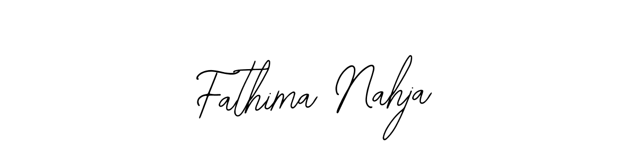 Make a beautiful signature design for name Fathima Nahja. Use this online signature maker to create a handwritten signature for free. Fathima Nahja signature style 12 images and pictures png