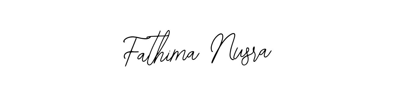 Use a signature maker to create a handwritten signature online. With this signature software, you can design (Bearetta-2O07w) your own signature for name Fathima Nusra. Fathima Nusra signature style 12 images and pictures png