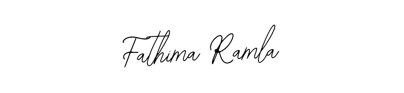 Make a beautiful signature design for name Fathima Ramla. With this signature (Bearetta-2O07w) style, you can create a handwritten signature for free. Fathima Ramla signature style 12 images and pictures png