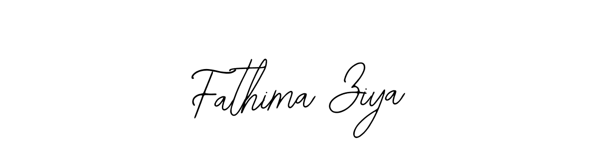 You should practise on your own different ways (Bearetta-2O07w) to write your name (Fathima Ziya) in signature. don't let someone else do it for you. Fathima Ziya signature style 12 images and pictures png