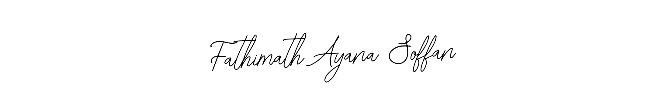 Also You can easily find your signature by using the search form. We will create Fathimath Ayana Soffan name handwritten signature images for you free of cost using Bearetta-2O07w sign style. Fathimath Ayana Soffan signature style 12 images and pictures png