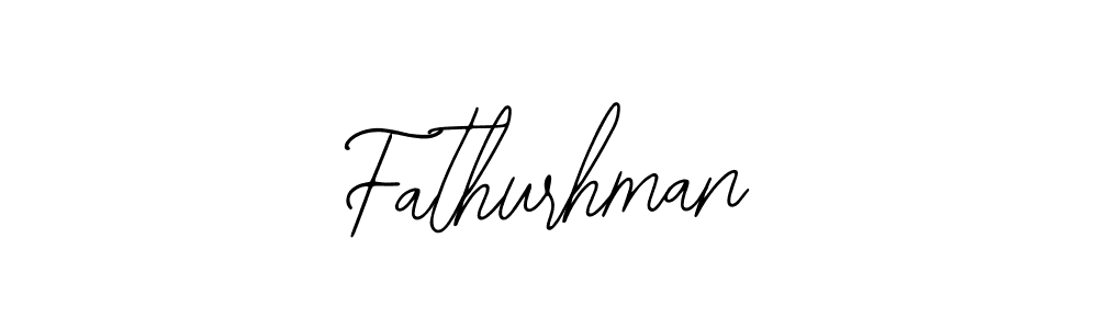 Fathurhman stylish signature style. Best Handwritten Sign (Bearetta-2O07w) for my name. Handwritten Signature Collection Ideas for my name Fathurhman. Fathurhman signature style 12 images and pictures png