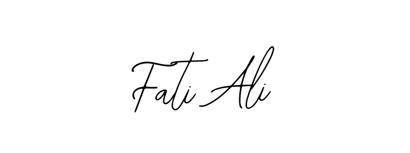 Use a signature maker to create a handwritten signature online. With this signature software, you can design (Bearetta-2O07w) your own signature for name Fati Ali. Fati Ali signature style 12 images and pictures png