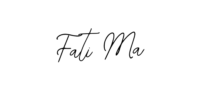 Design your own signature with our free online signature maker. With this signature software, you can create a handwritten (Bearetta-2O07w) signature for name Fati Ma. Fati Ma signature style 12 images and pictures png