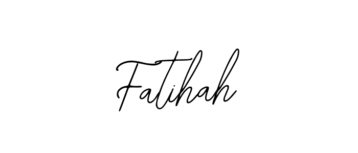 How to make Fatihah signature? Bearetta-2O07w is a professional autograph style. Create handwritten signature for Fatihah name. Fatihah signature style 12 images and pictures png