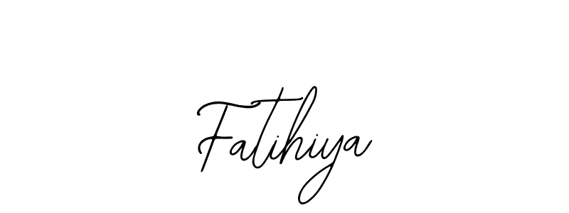 How to make Fatihiya name signature. Use Bearetta-2O07w style for creating short signs online. This is the latest handwritten sign. Fatihiya signature style 12 images and pictures png