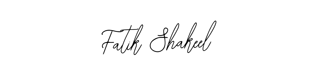 This is the best signature style for the Fatik Shakeel name. Also you like these signature font (Bearetta-2O07w). Mix name signature. Fatik Shakeel signature style 12 images and pictures png